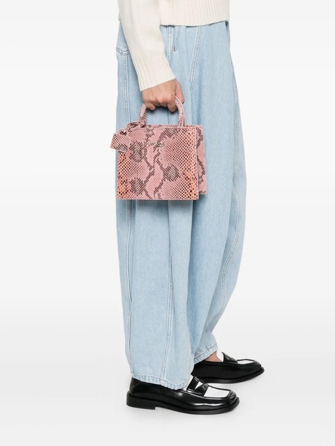 MC2 Saint Barth snakeskin top handle tote bag - Pink - zdjęcie produktu nr 1