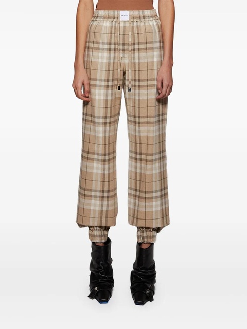 The Attico checked lounge trousers - Neutrals - zdjęcie produktu nr 2