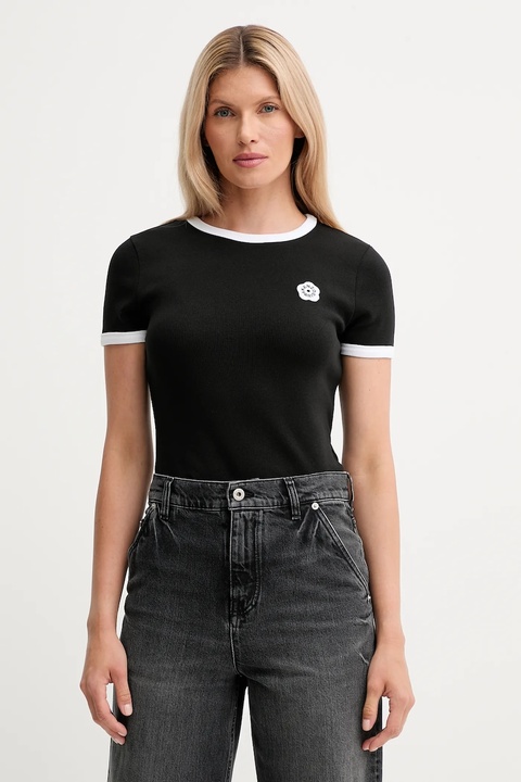 Kenzo t-shirt damski kolor czarny FF52TS1564SJ - zdjęcie produktu nr 1