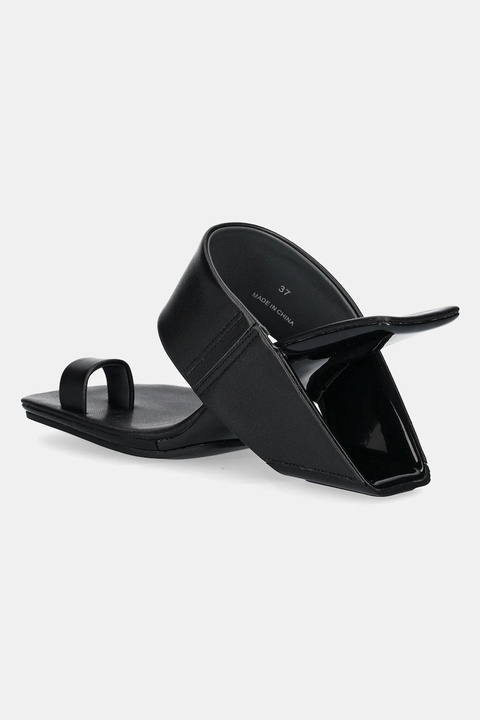 United Nude klapki skórzane Loop Toe Hi damskie kolor czarny na słupku 1072201162 - zdjęcie produktu nr 2