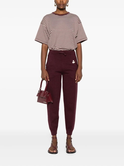 MARANT ÉTOILE embroidered logo drawstring track pants - zdjęcie produktu nr 2