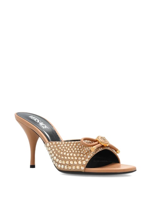 Versace 85mm Opera embellished bow sandals - Brown - zdjęcie produktu nr 2