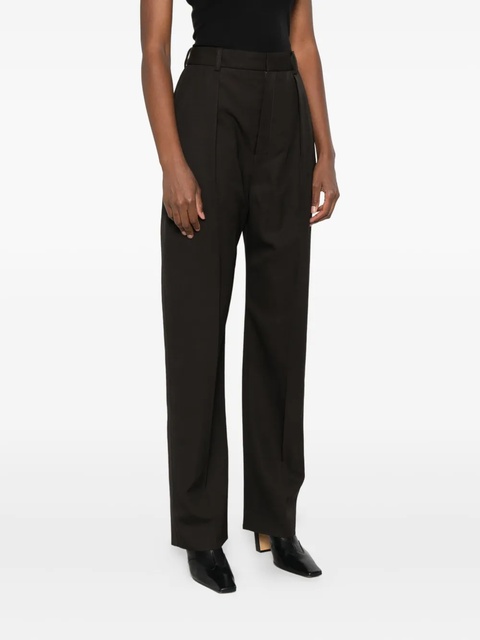 LEMAIRE pleated-pocket trousers - Black - zdjęcie produktu nr 2