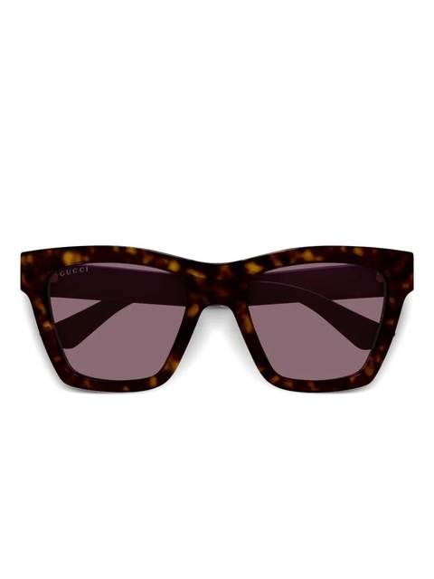 Gucci Eyewear square-frame sunglasses - Brown - zdjęcie produktu nr 1