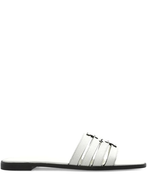 Tory Burch leather flat sandals - White - zdjęcie produktu nr 1
