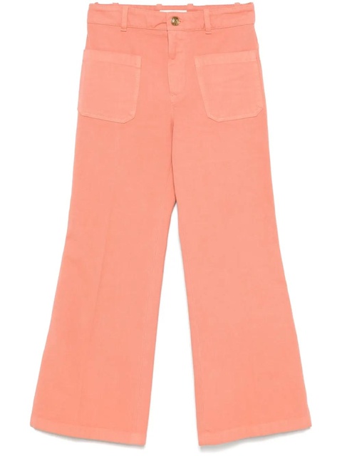 Chloé cropped bootcut trousers - Orange - zdjęcie produktu nr 1