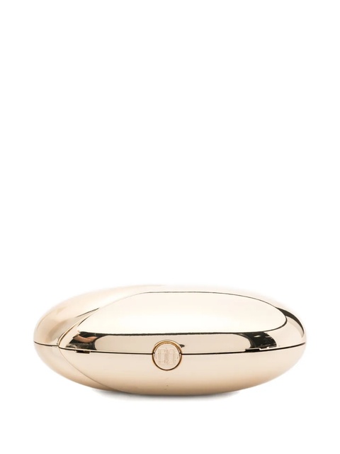 Simkhai Ameera metallic-effect oval clutch - Gold - zdjęcie produktu nr 2