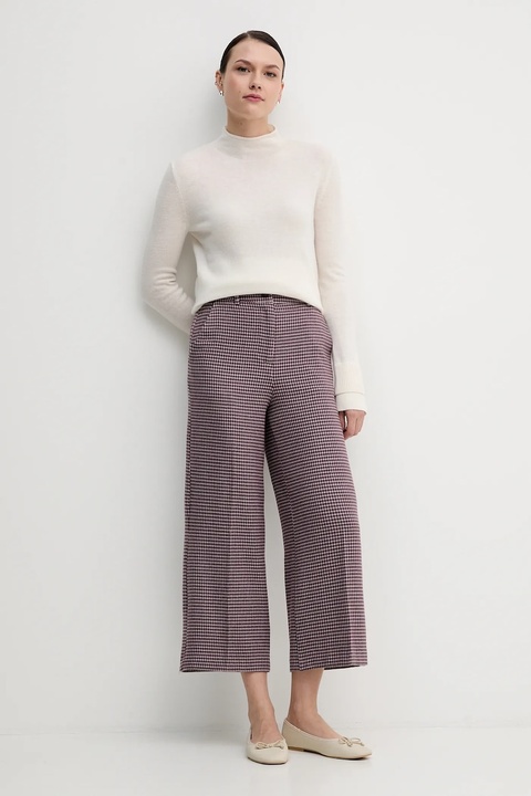 United Colors of Benetton spodnie damskie fason culottes high waist 44BWDF0AA - zdjęcie produktu nr 2