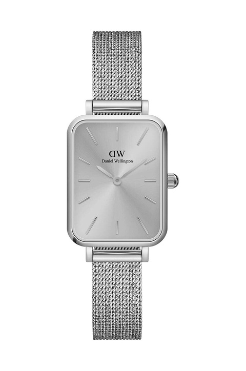 Daniel Wellington zegarek Quadro 20X26 damski kolor srebrny - zdjęcie produktu nr 1