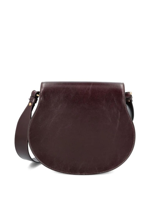 Chloé small Marcie saddle leather cross-body bag - Brown - zdjęcie produktu nr 2