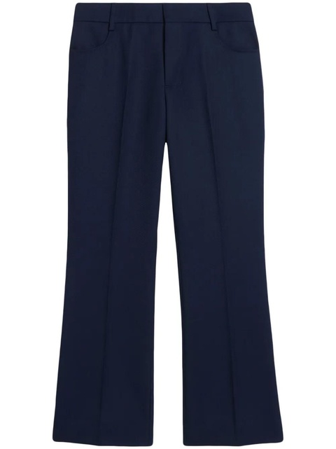 AMI Paris cropped flared trousers - Blue - zdjęcie produktu nr 1