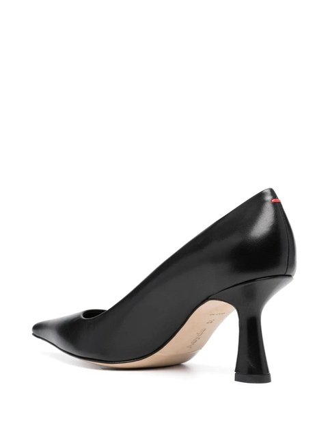 Aeyde 80mm pointed-toe leather pumps - Black - zdjęcie produktu nr 2