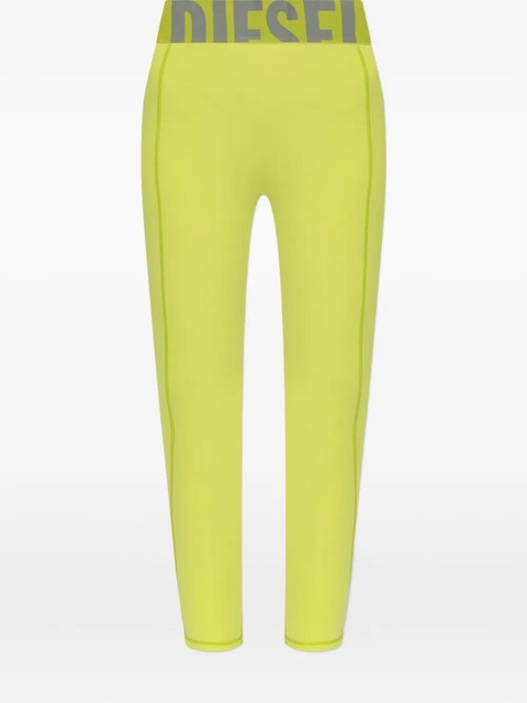 Diesel logo-waistband leggings - Green - zdjęcie produktu nr 1