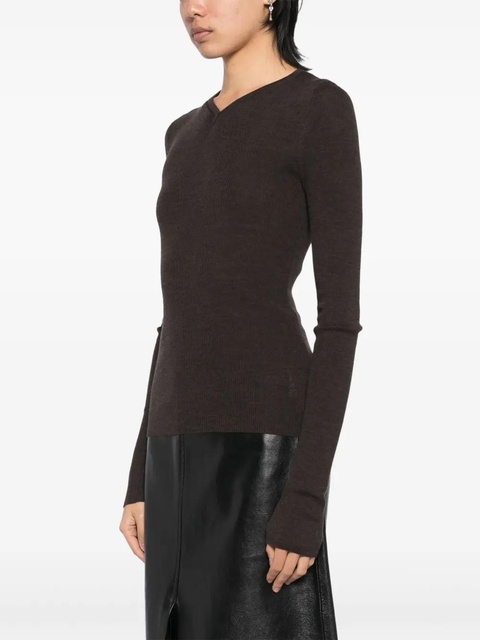 KHAITE Tania top - Brown - zdjęcie produktu nr 2