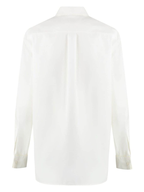 Saint Laurent long-sleeve cotton shirt - White - zdjęcie produktu nr 2