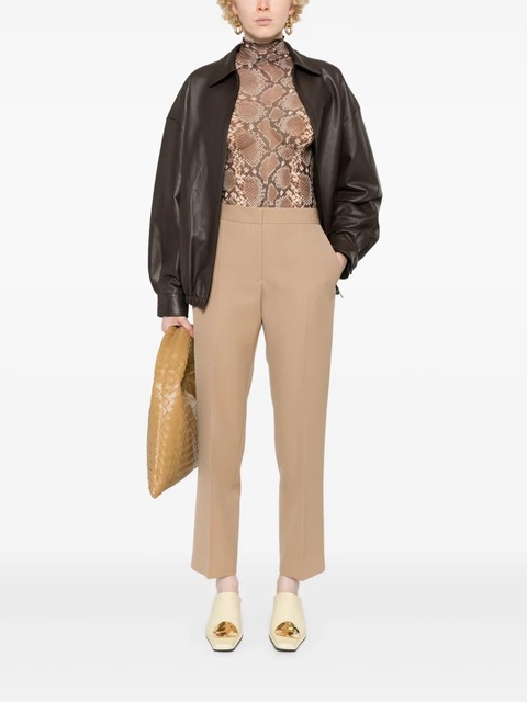 Jil Sander tapered cropped trousers - Neutrals - zdjęcie produktu nr 1