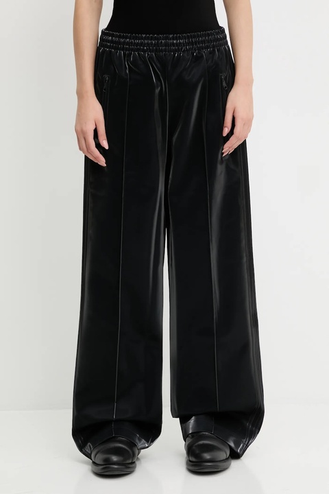 adidas Originals spodnie dresowe Holiday Tp damskie kolor czarny gładkie JV7503 - zdjęcie produktu nr 2