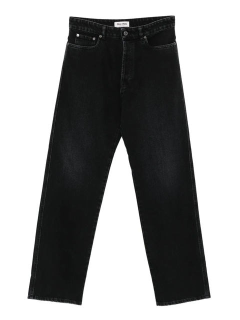 Miu Miu five-pocket jeans - Black - zdjęcie produktu nr 1