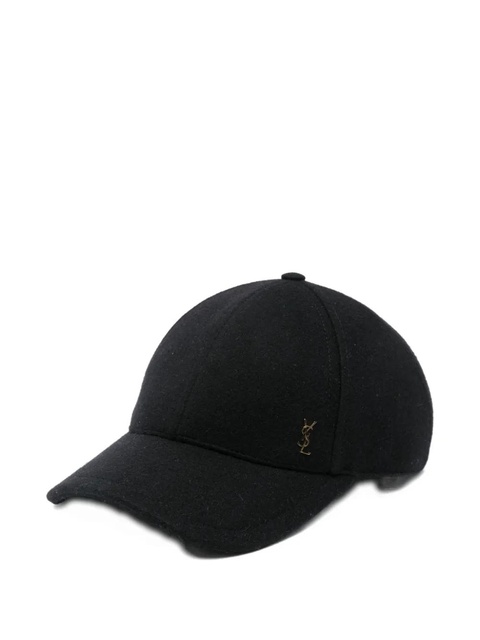 Saint Laurent logo-plaque baseball cap - Black - zdjęcie produktu nr 2