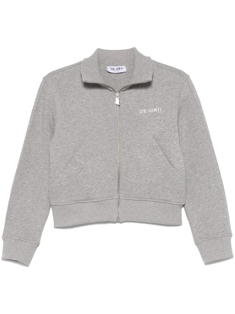 The Attico logo-appliqué sweatshirt - Grey - zdjęcie produktu nr 1