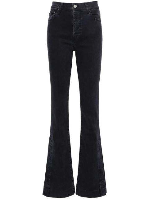 AMIRI Kick high-rise flared jeans - Black - zdjęcie produktu nr 1