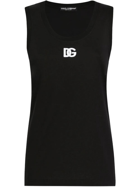 Dolce & Gabbana DG logo tank top - Black - zdjęcie produktu nr 1