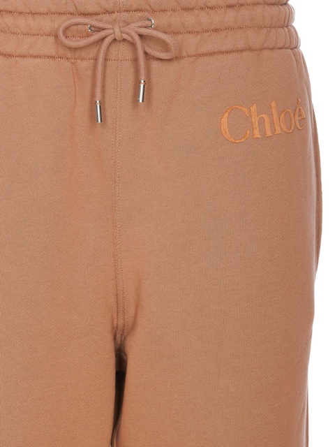 Chloé logo-embroidered track pants - Neutrals - zdjęcie produktu nr 2