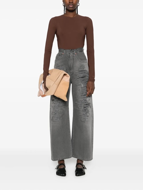 Maison Margiela long-sleeve bodysuit - Brown - zdjęcie produktu nr 2
