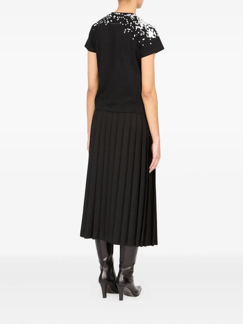 MM6 Maison Margiela printed short-sleeve T-shirt - Black - zdjęcie produktu nr 2