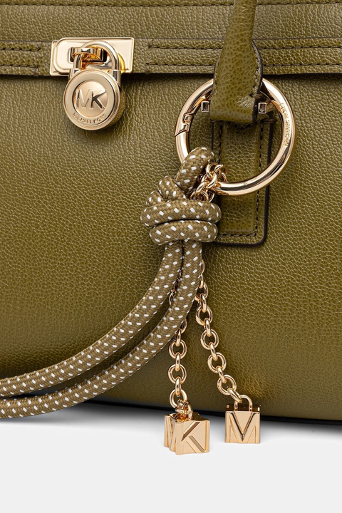 MICHAEL Michael Kors torebka skórzana kolor zielony 30F5GNXT0L - zdjęcie produktu nr 2