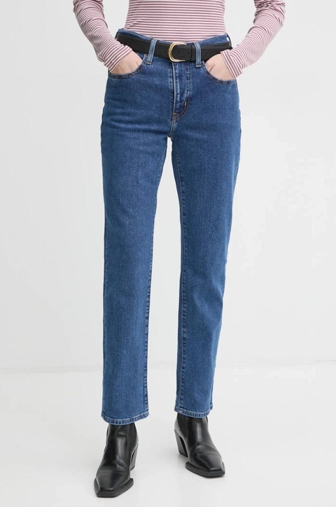 Levi's jeansy 724 HIGH RISE STRAIGHT damskie kolor niebieski 18883 - zdjęcie produktu nr 1