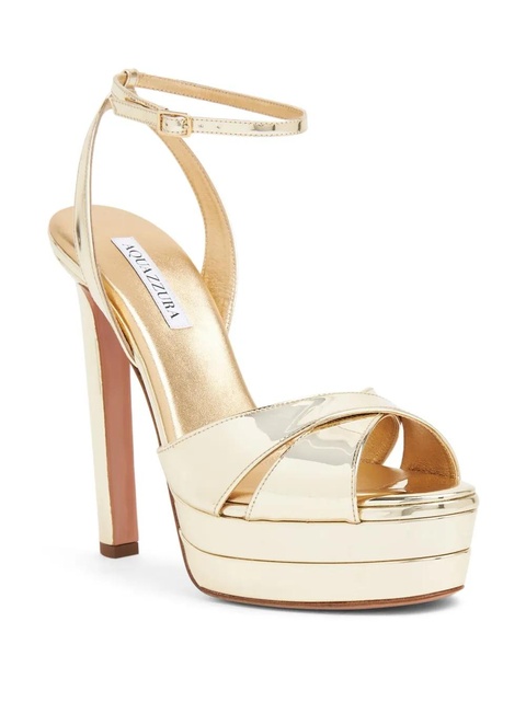 Aquazzura Divine Plateau 130mm platform sandals - Gold - zdjęcie produktu nr 2
