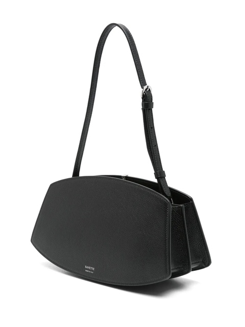 Savette leather shoulder bag - Black - zdjęcie produktu nr 2