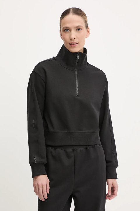 Calvin Klein Performance bluza damska kolor czarny melanżowa LVGWS5W312 - zdjęcie produktu nr 1