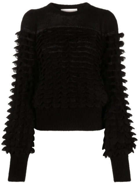 ZIMMERMANN 3D-knitted felted jumper - Black - zdjęcie produktu nr 1