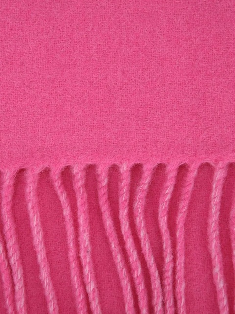 Jacquemus logo-detailed fringed-edge scarf - Pink - zdjęcie produktu nr 1