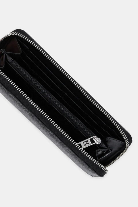 Karl Lagerfeld portfel IKON damski kolor czarny A1W32044 - zdjęcie produktu nr 1