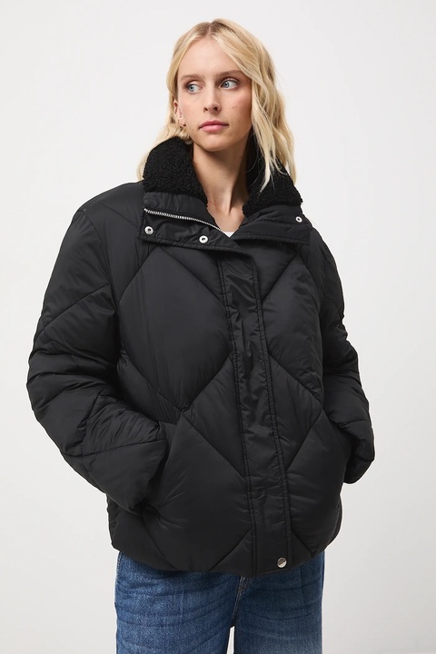 Medicine kurtka damska kolor czarny zimowa - zdjęcie produktu nr 2