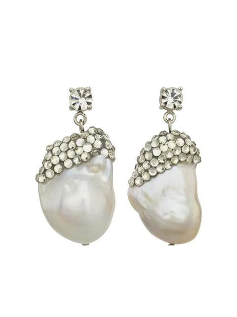 Tory Burch Moondance drop earrings - White - zdjęcie produktu nr 2