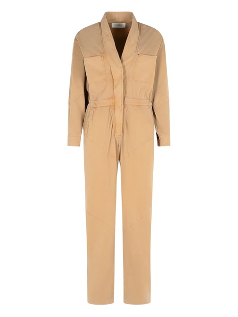 ISABEL MARANT Remady cotton jumpsuit - Brown - zdjęcie produktu nr 1