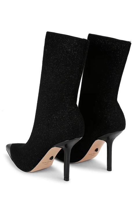 Kurt Geiger London botki Regent Point Sock Boot damskie kolor czarny na szpilce 4994900609 - zdjęcie produktu nr 1