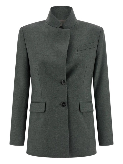 PINKO Fausta single-breasted blazer - Green - zdjęcie produktu nr 1