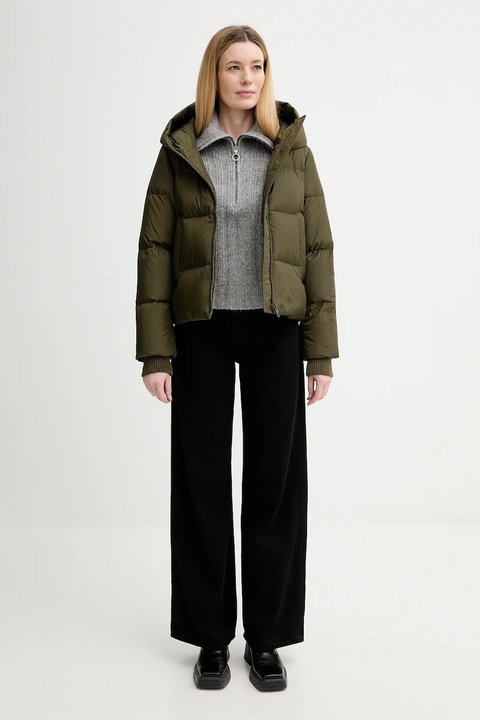 Marc O'Polo kurtka puchowa kolor zielony zimowa 509103970141 - zdjęcie produktu nr 2