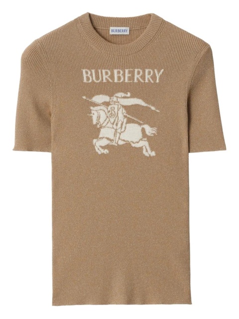 Burberry Equestrian Knight T-shirt - Neutrals - zdjęcie produktu nr 1