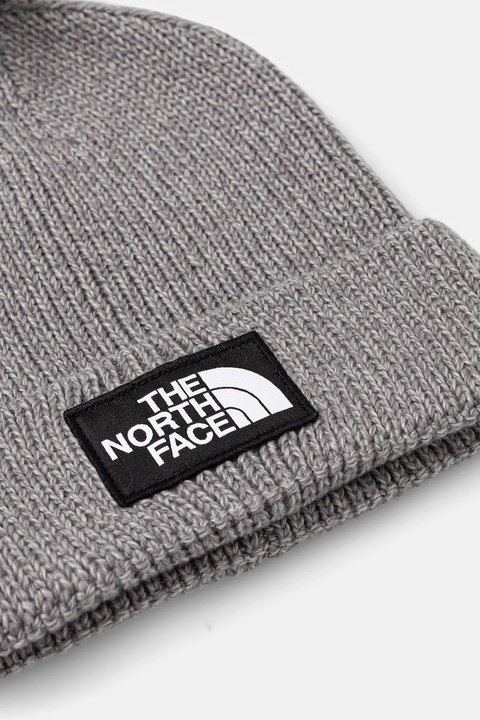 The North Face czapka TNF Logo Box kolor szary NF0A8CHFDYY1 - zdjęcie produktu nr 2