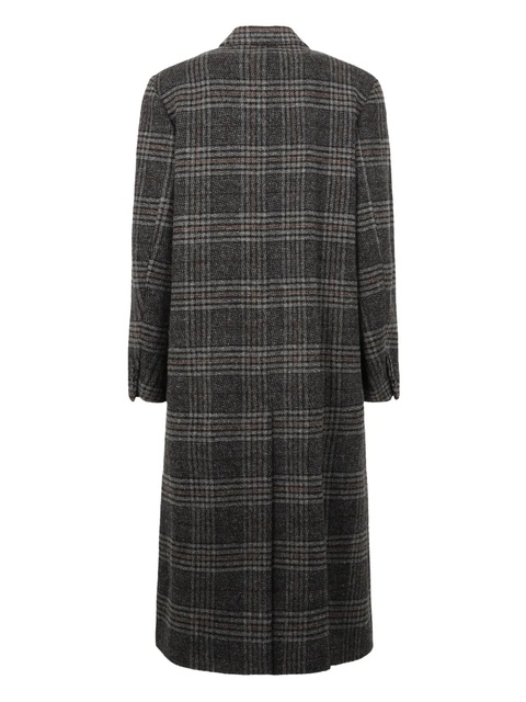 ISABEL MARANT Lexana check-motif double-breasted coat - Grey - zdjęcie produktu nr 2