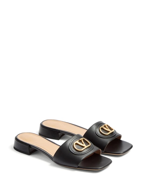 Valentino Garavani 20mm VLogo Signature slides - Black - zdjęcie produktu nr 2