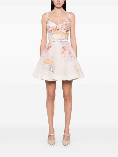 ZIMMERMANN Crush mini dress - Neutrals - zdjęcie produktu nr 2