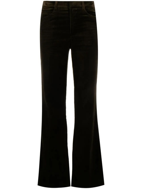 Zadig&Voltaire Pistol flared velvet trousers - Green - zdjęcie produktu nr 1