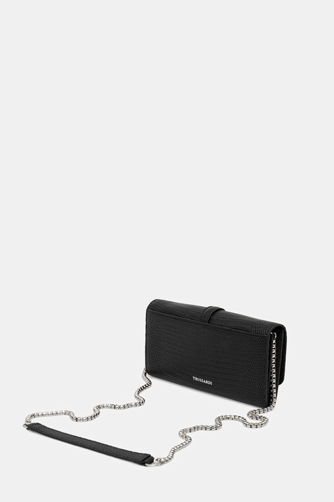 Trussardi portfel skórzany damski kolor czarny I618E200079N - zdjęcie produktu nr 1
